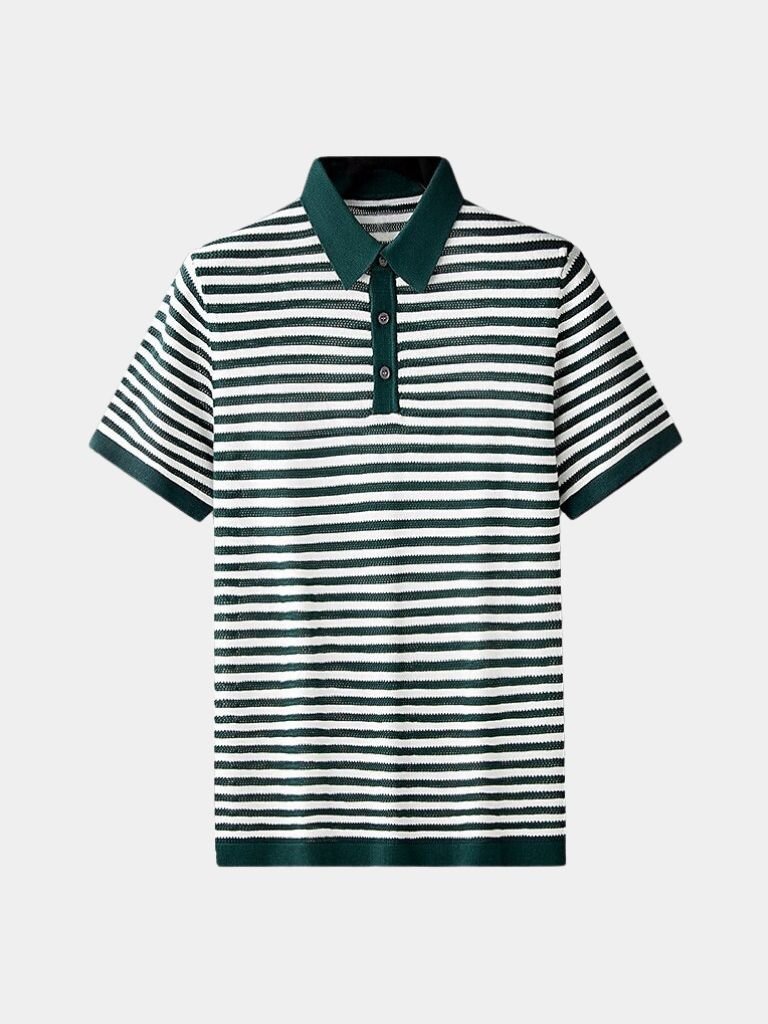 Stripe Class Polo - Iron & Oak