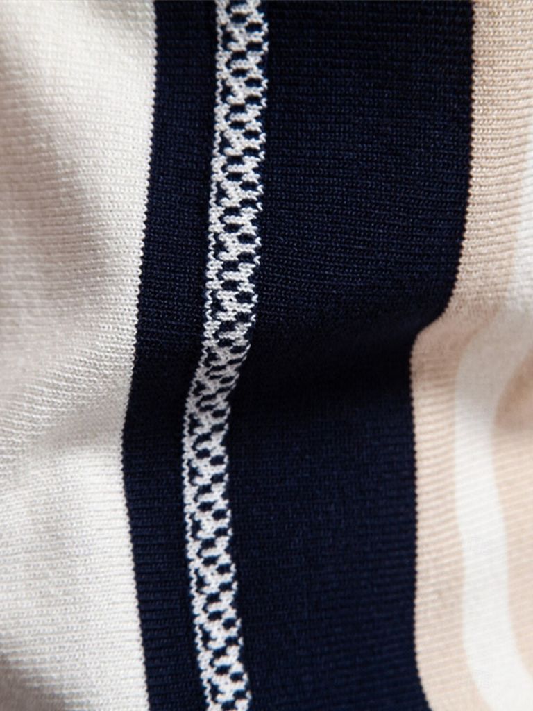 Sundown Stripes Polo - Iron & Oak