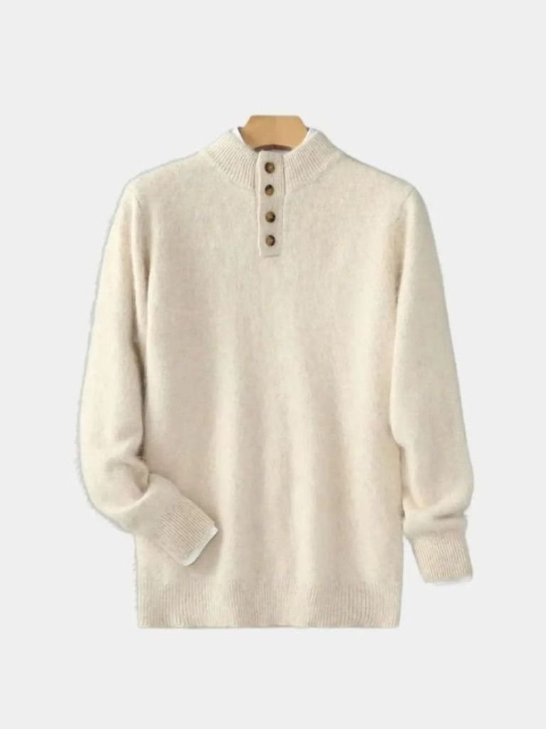 Timeless Luxe Cashmere Pullover - Iron & Oak