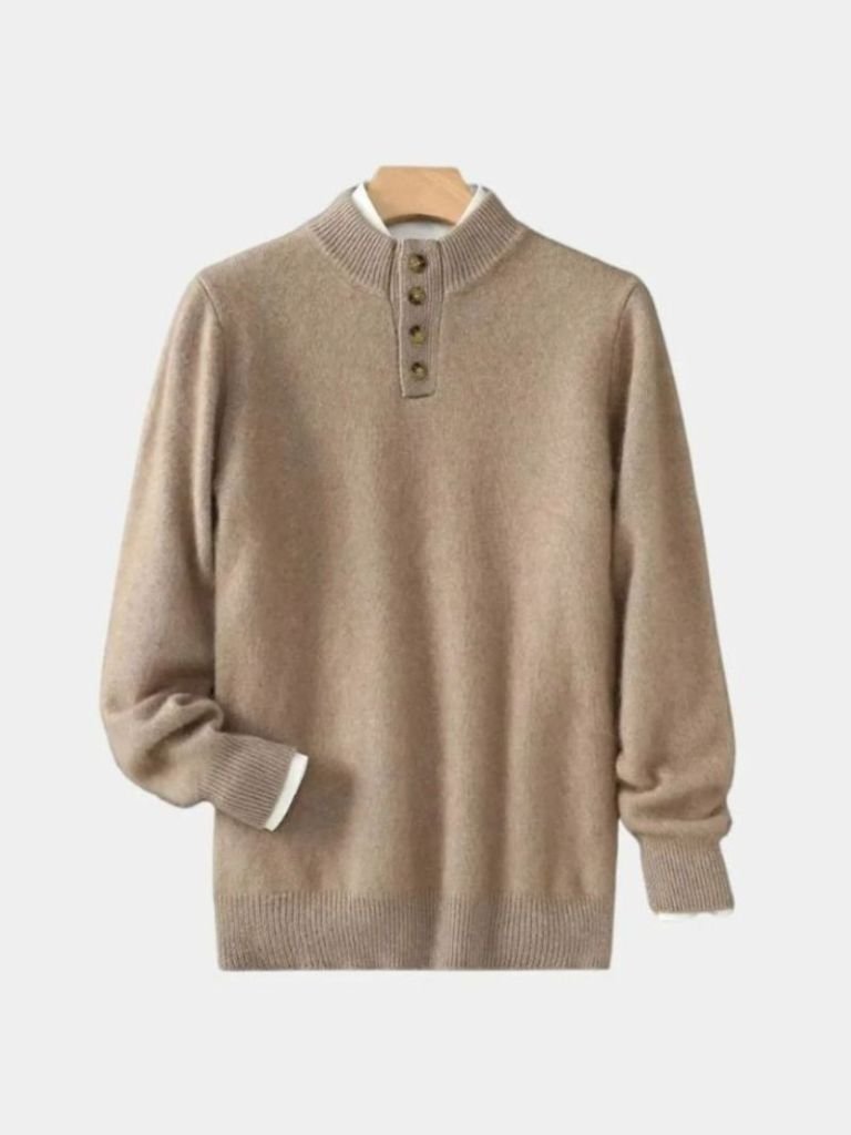 Timeless Luxe Cashmere Pullover - Iron & Oak
