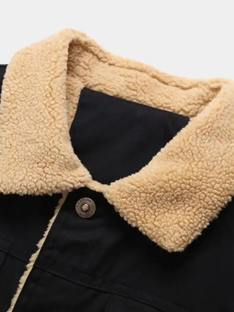 Vintage Fleece Bomber Jacket - Iron & Oak