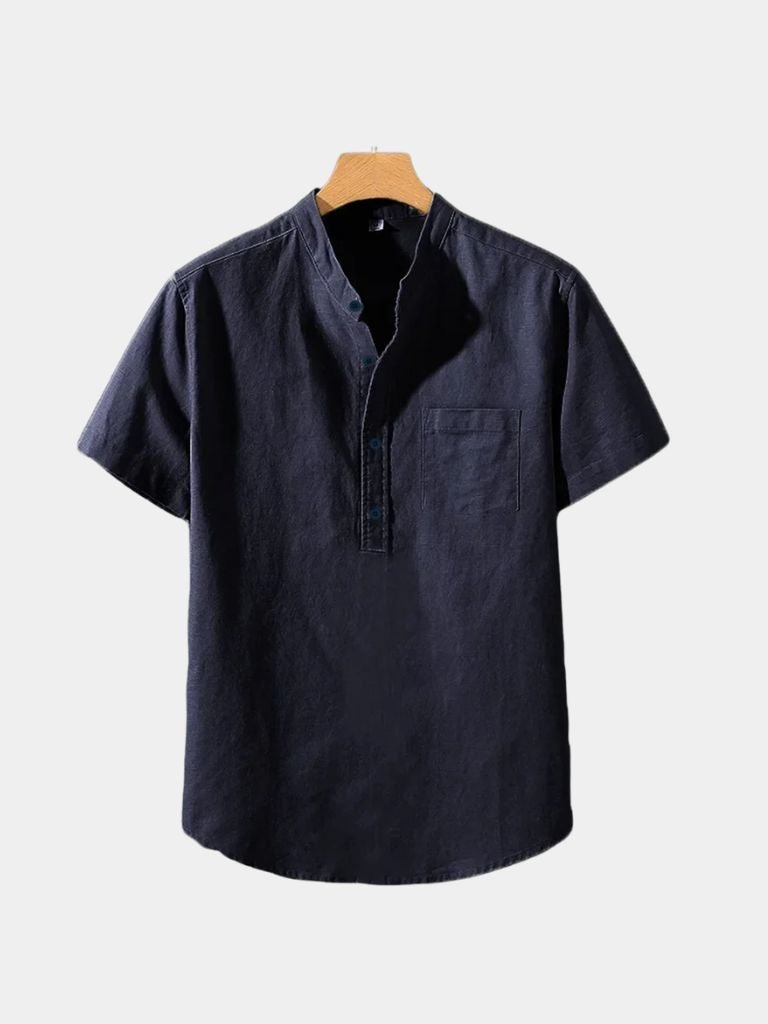 White Wellspring Linen T-Shirt - Iron & Oak
