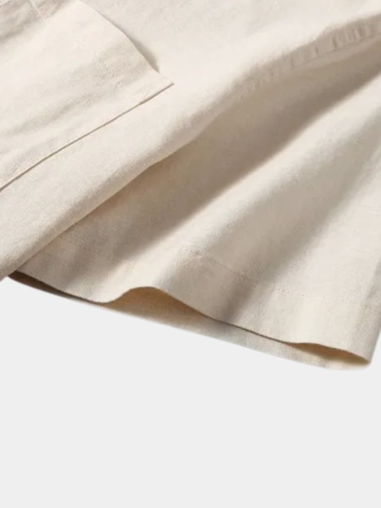 White Wellspring Linen T-Shirt - Iron & Oak