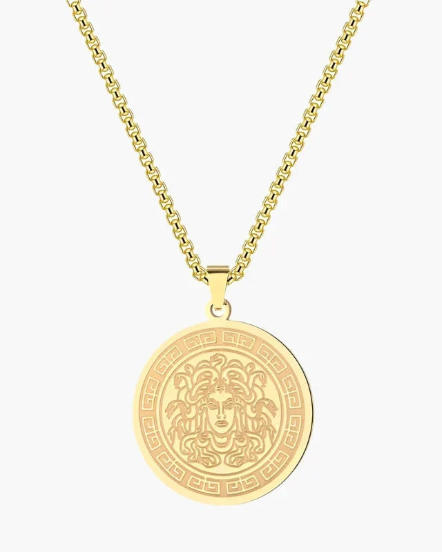 Medusa Long Chain (Gold & Silver) - Iron & Oak