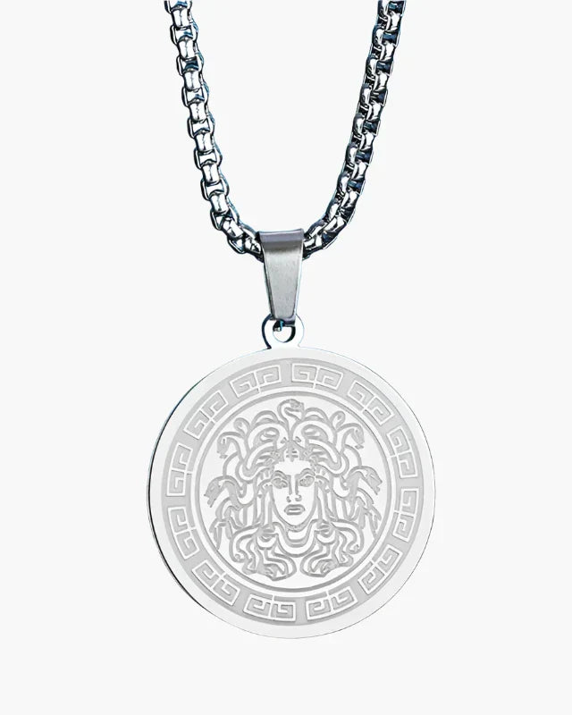 Medusa Long Chain (Gold & Silver) - Iron & Oak