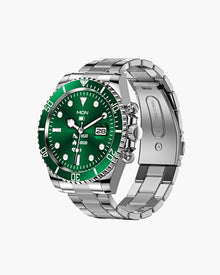 Silver / Green